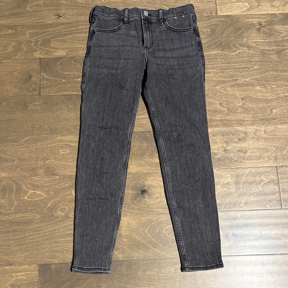 Abercrombie Kids Charcoal Skinny Jeans